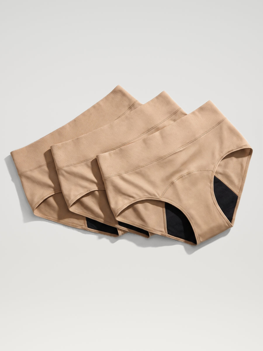 Huggster Brief | Lot de 3 | Extra Heavy | Abricot
