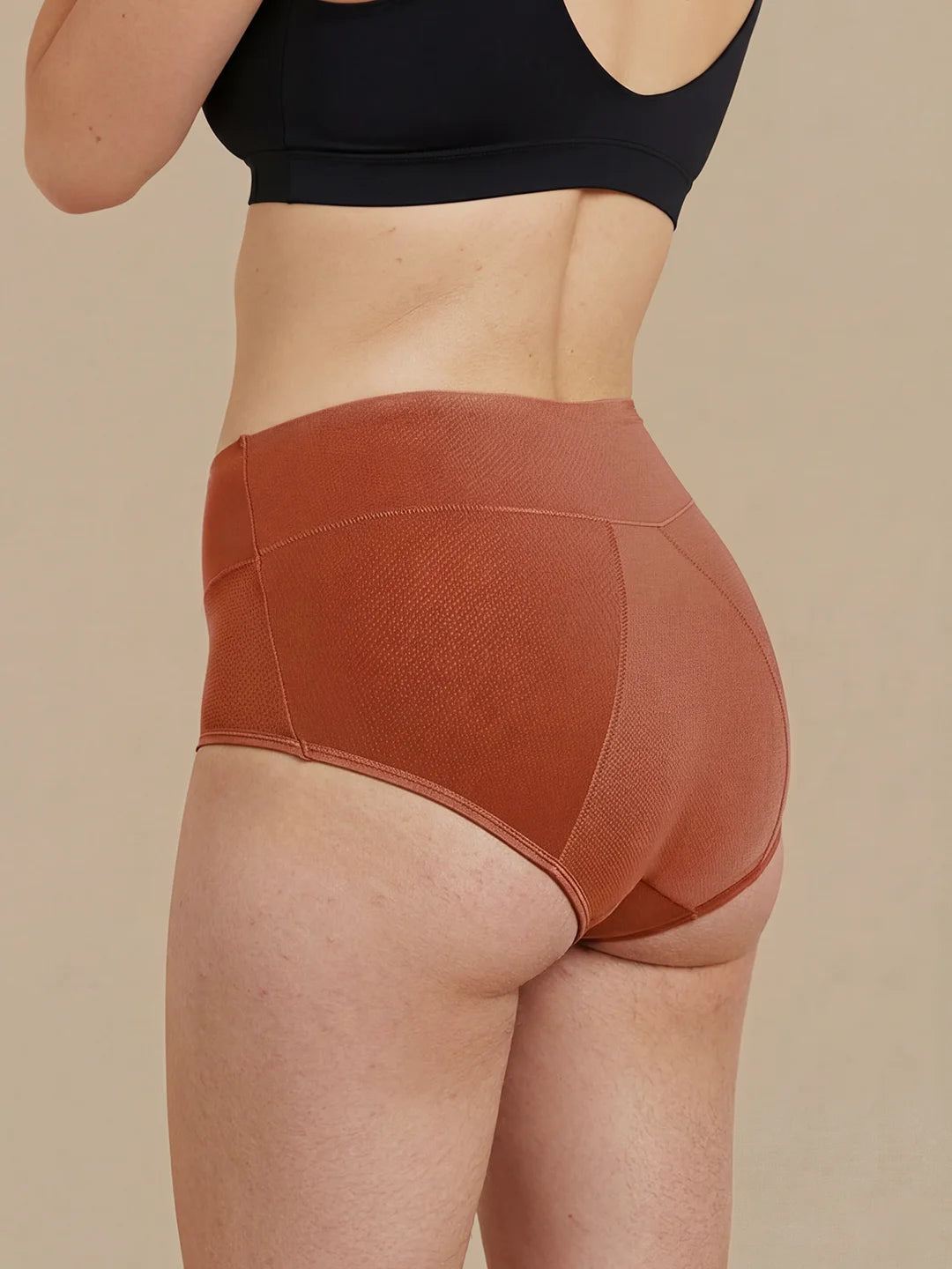 Huggster Brief | Lot de 3 | Fuites Urinaires Abondantes | 100% anti-fuite, jour & nuit | Orange