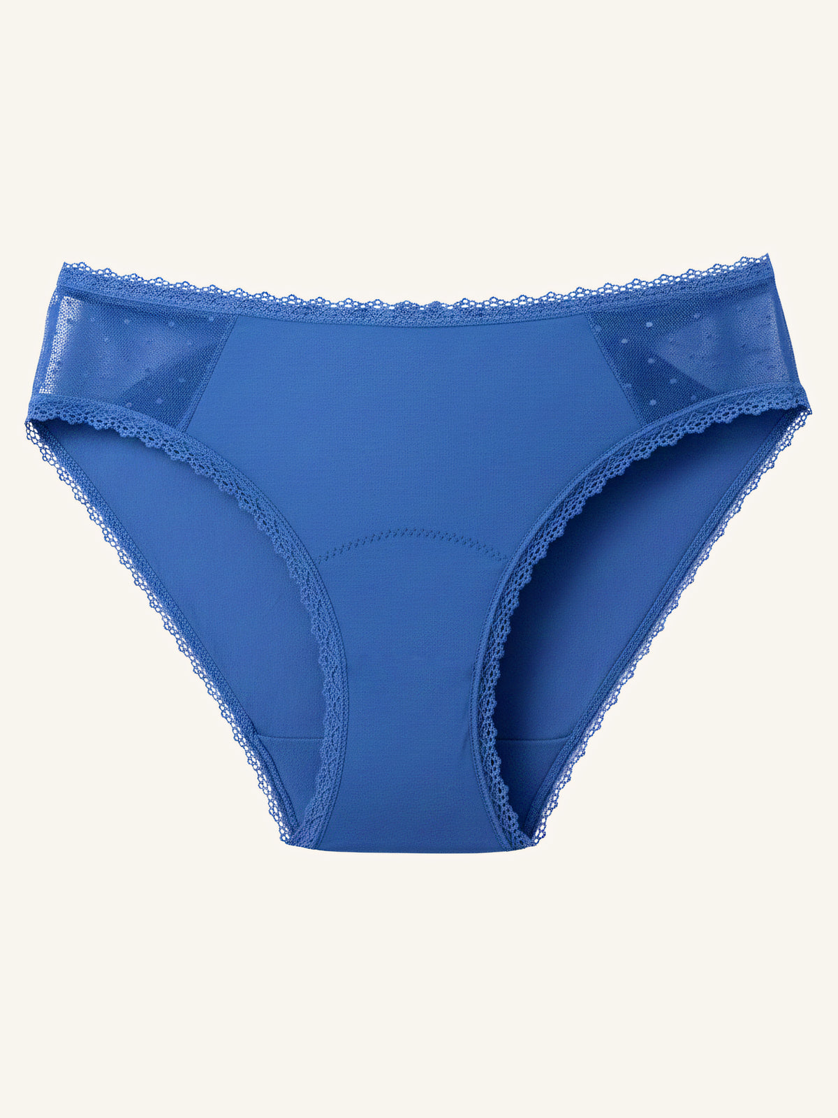 Everyday Brief - Coton biologique | 100% anti-fuite, jour & nuit | Bleu | culotte menstruelle