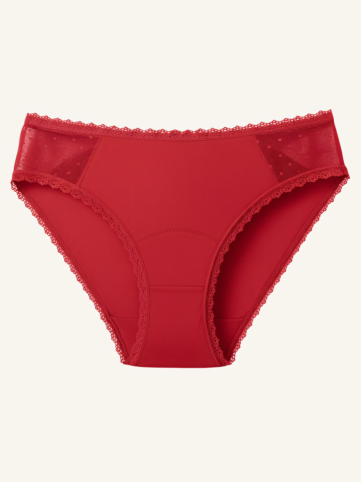 Everyday brief - Coton biologique | 100% anti-fuite, jour & nuit | Rouge | culotte menstruelle
