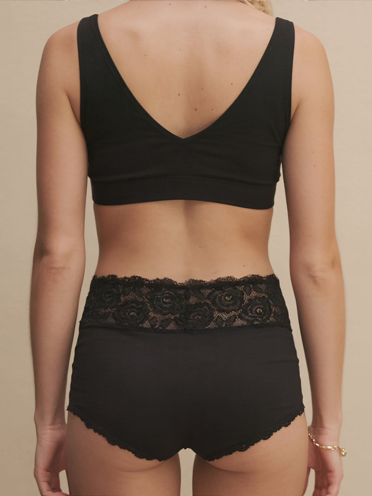 Classic brief | Dentelle chic | 100% anti-fuite | culotte menstruelle