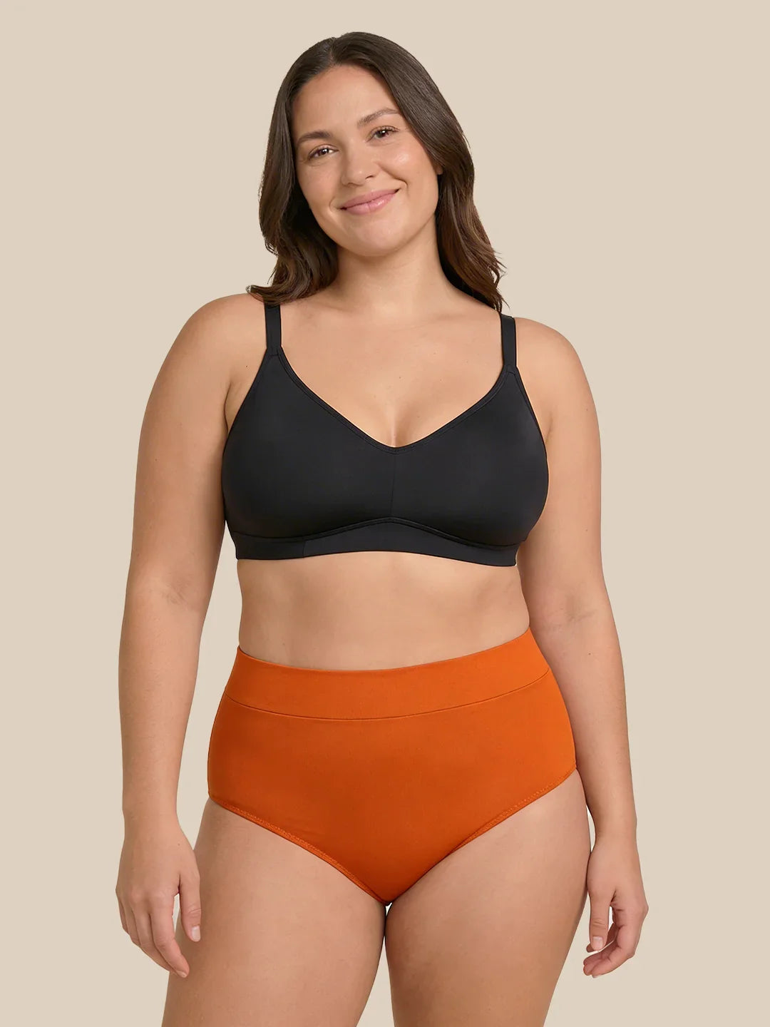 Bas de maillot menstruel | Extra intense | 100 % étanche | Orange