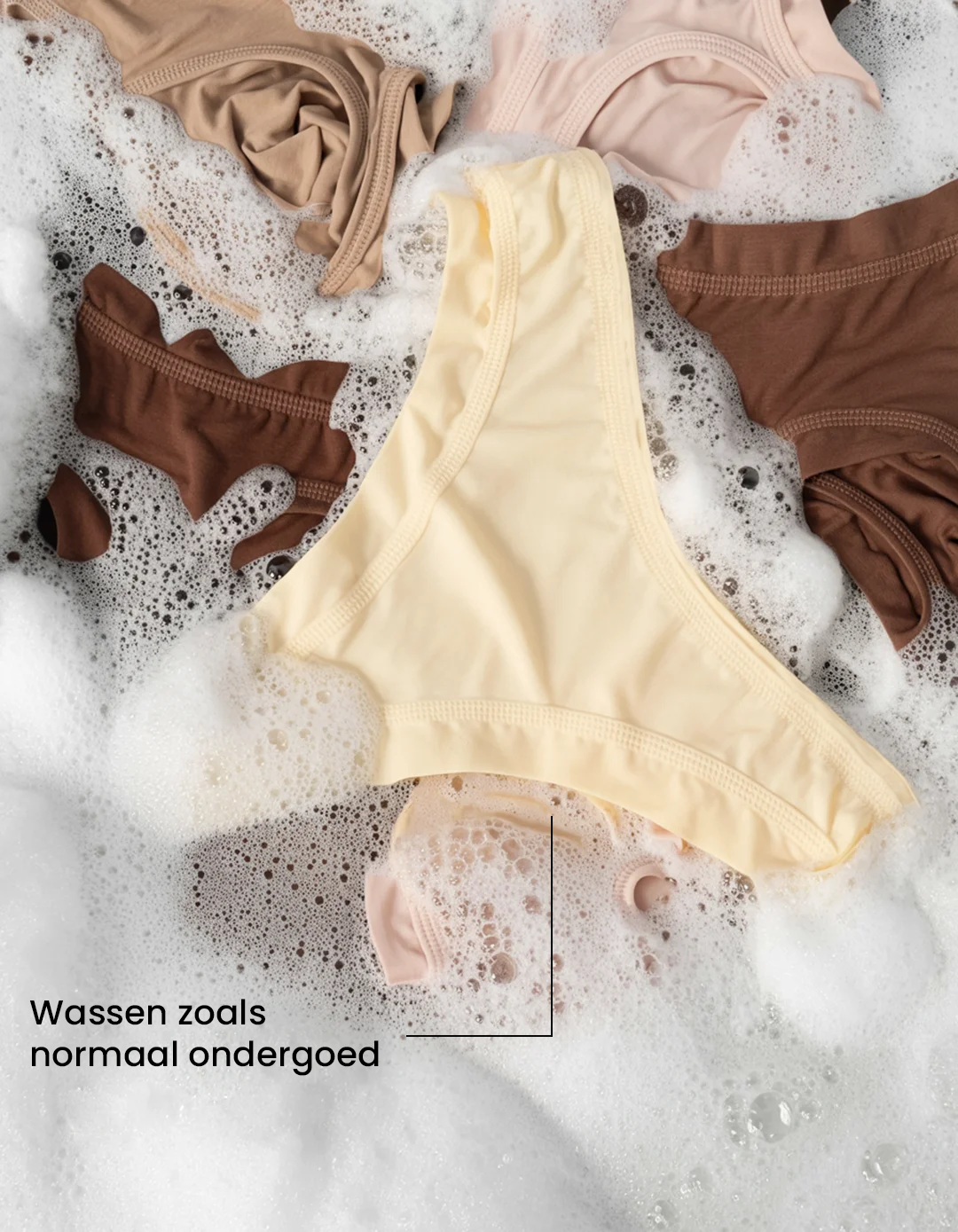 Everyday Brief - Coton biologique | 100% anti-fuite, jour & nuit | Bleu | culotte menstruelle