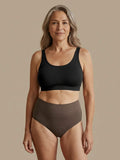 Huggster Brief | 100% anti-fuite, jour & nuit | Noir | culotte menstruelle