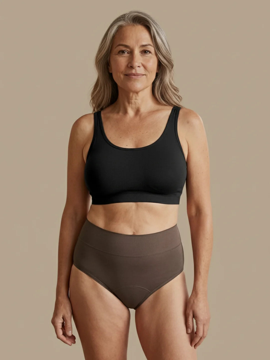 Huggster Brief | 100% anti-fuite, jour & nuit | Noir | culotte menstruelle