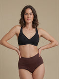 Huggster Brief | 100% anti-fuite, jour & nuit | Brun Foncé | culotte menstruelle
