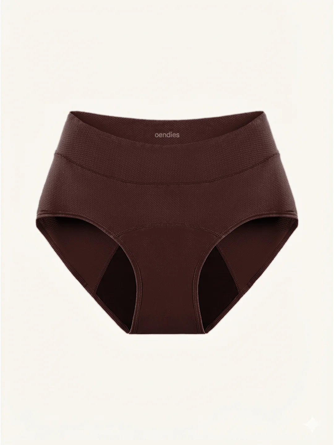 Huggster Brief | 100% anti-fuite, jour & nuit | Brun Foncé | culotte menstruelle