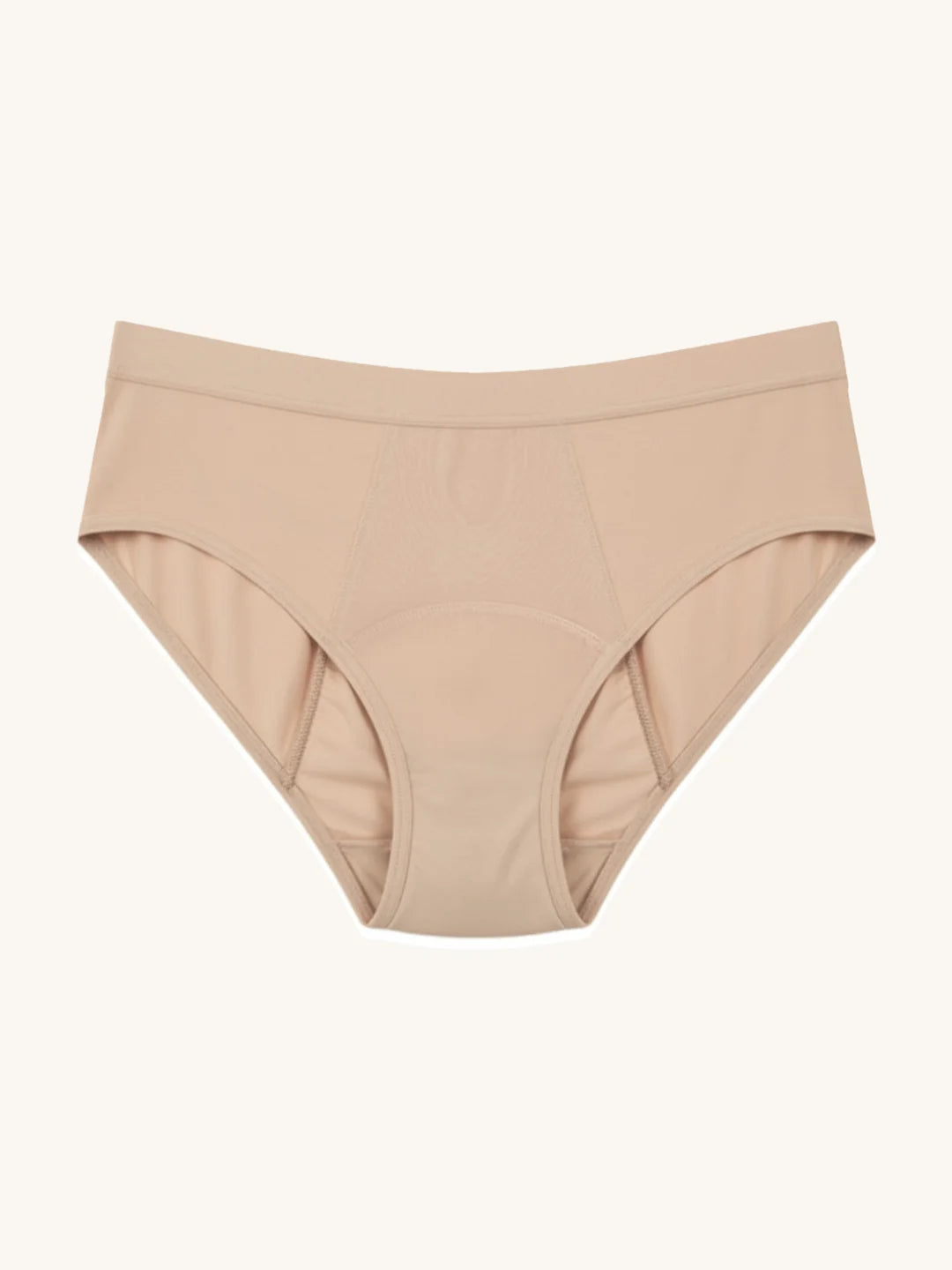 Culotte Sans Couture | Fuites Urinaires Légères | Ultra Douce & Sans Couture | 100% Anti-fuite & Coton Biologique | Abricot