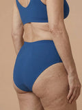 Culotte sans couture | Fuites urinaires légères | Ultra douce & sans couture | 100% anti-fuite & Coton Biologique | Bleu