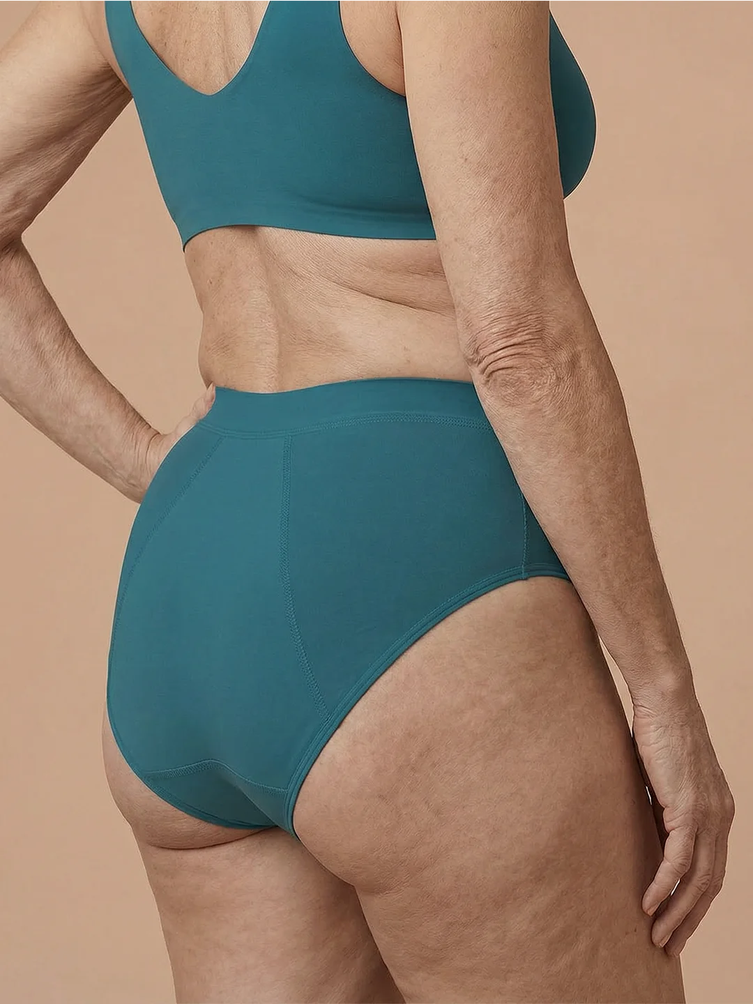 Slip sans couture | Fuites urinaires légères | Ultra doux et sans couture | 100% anti-fuite & Coton Biologique | Vert