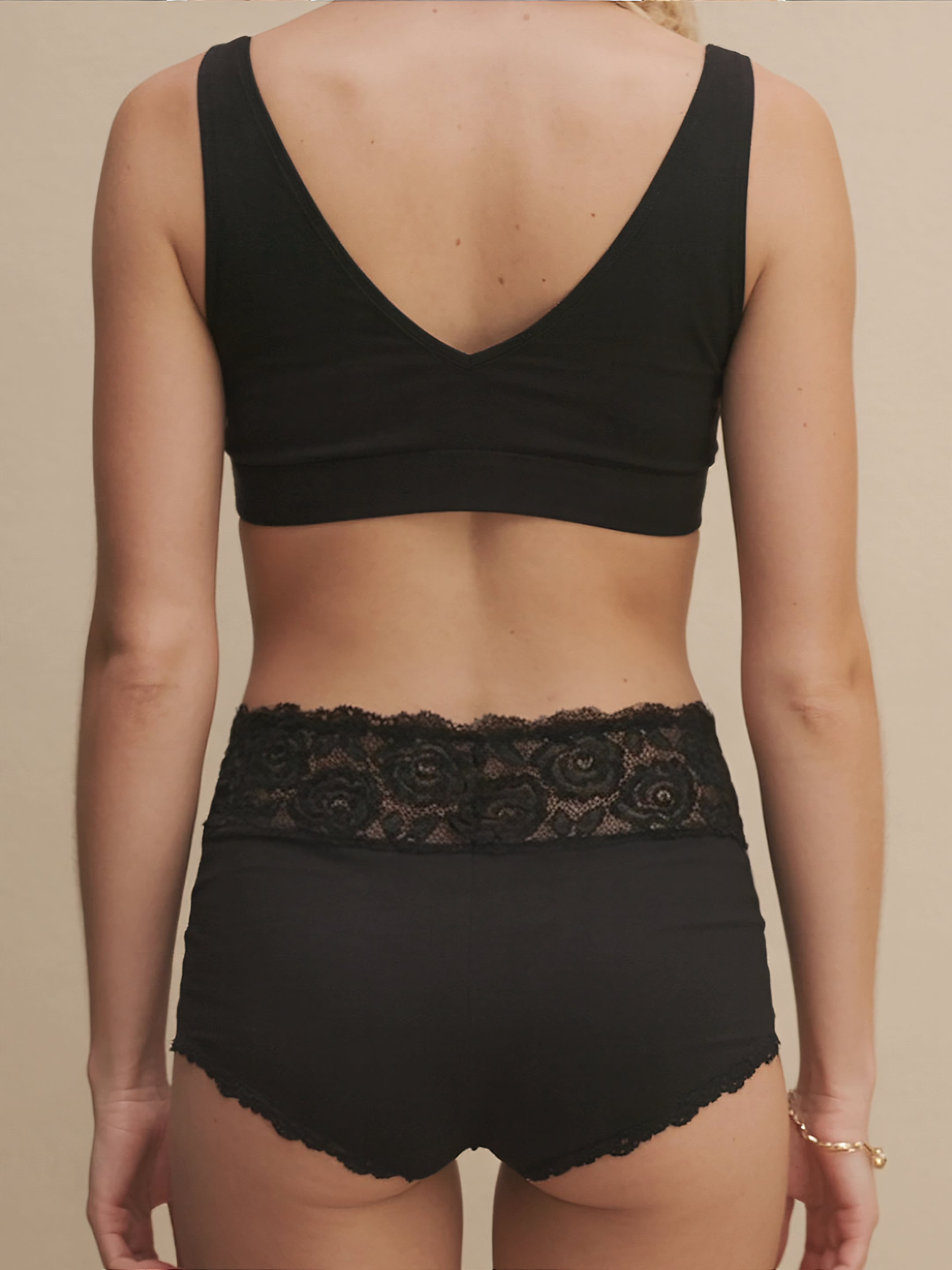 Classic brief | Dentelle chic | 100% anti-fuite | culotte menstruelle