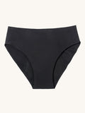 High Waist Brief | Fuites urinaires abondantes | Ultra doux & sans couture | 100% anti-fuite & Coton Biologique | Noir