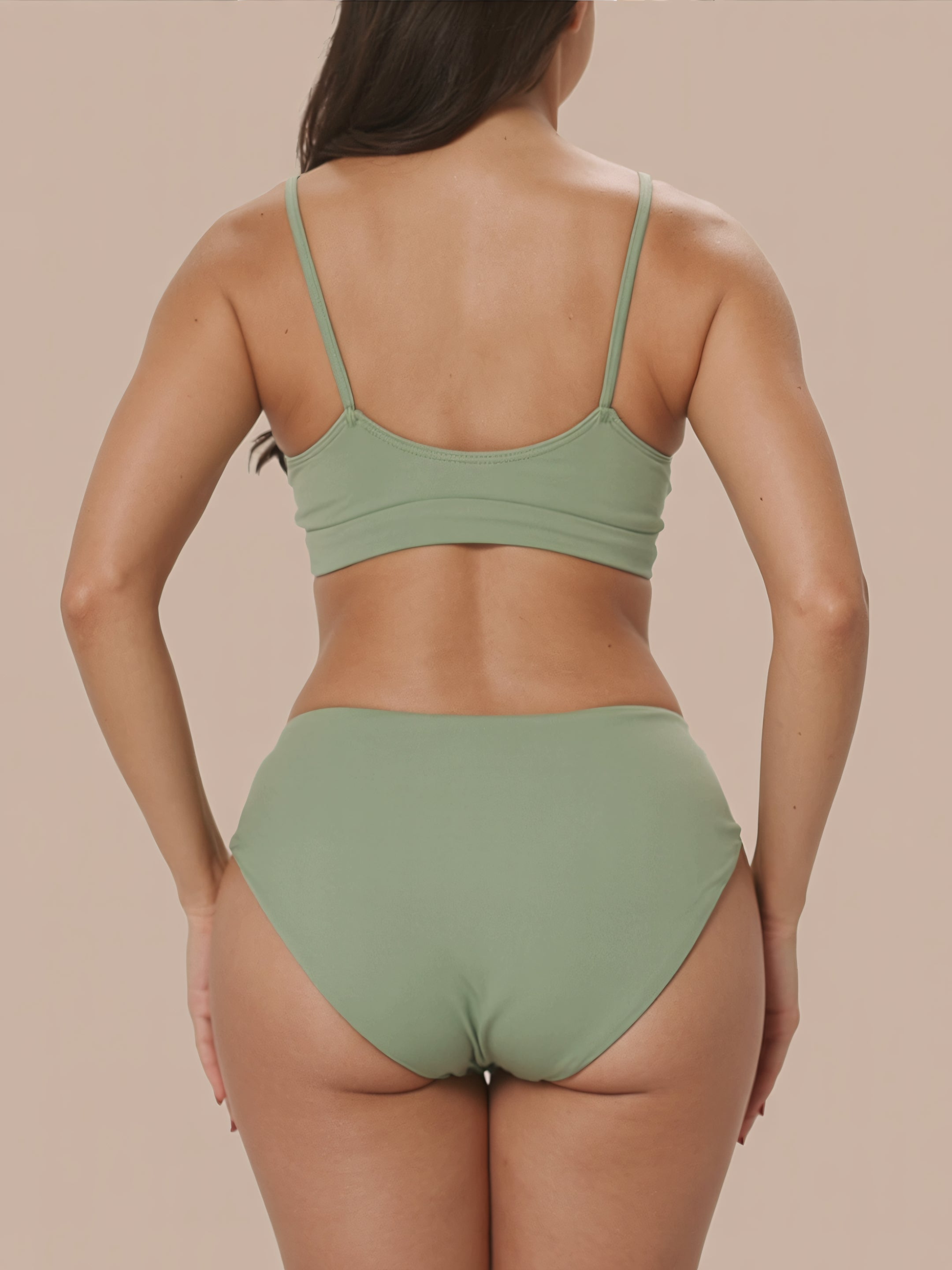 High Waist Brief | 100% lekvrij, dag & nacht | Groen
