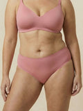 High Waist Brief | Fuites urinaires abondantes | Ultra douce & sans couture | 100% anti-fuite & Coton Biologique | Rose