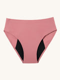High Waist Brief | Fuites urinaires abondantes | Ultra douce & sans couture | 100% anti-fuite & Coton Biologique | Rose