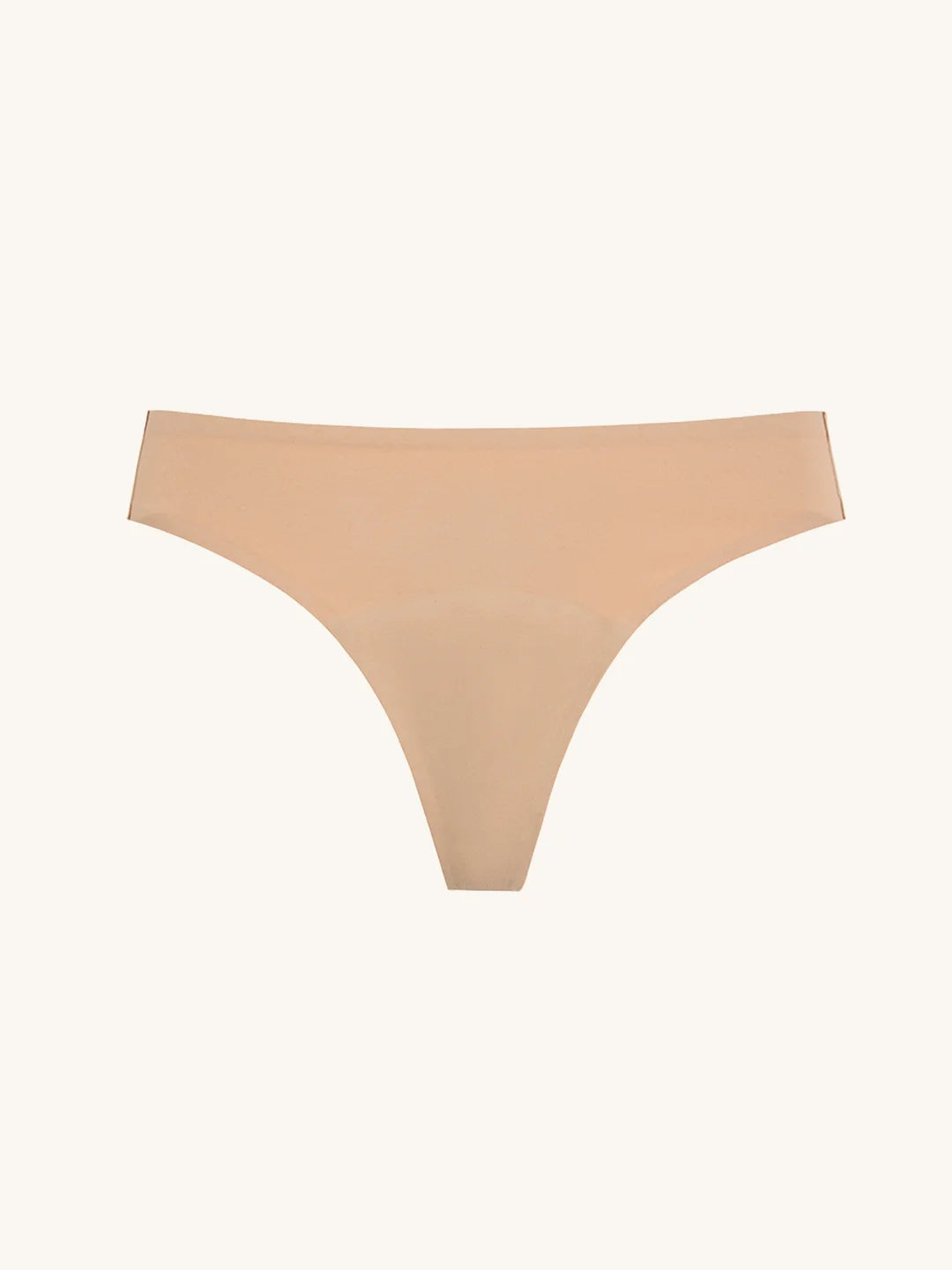 Brésilien sans couture | Fuites urinaires légères | Ultra doux et sans couture | 100% anti-fuite & Coton Biologique | Abricot