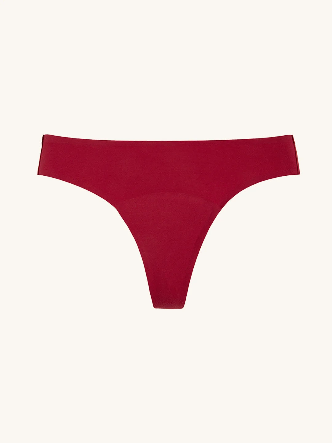 Brazilian sans couture | Fuites urinaires légères | Ultra doux et sans couture | 100% anti-fuite & Coton Biologique | Rouge