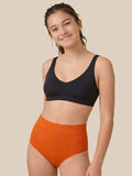 Menstruation Natation Lettre Ados | Extra intense | 100 % étanche | Orange