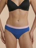 Hipster Brief | 100% anti-fuite, jour & nuit | Bleu rose | culotte menstruelle