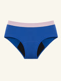Hipster Brief | 100% anti-fuite, jour & nuit | Bleu rose | culotte menstruelle