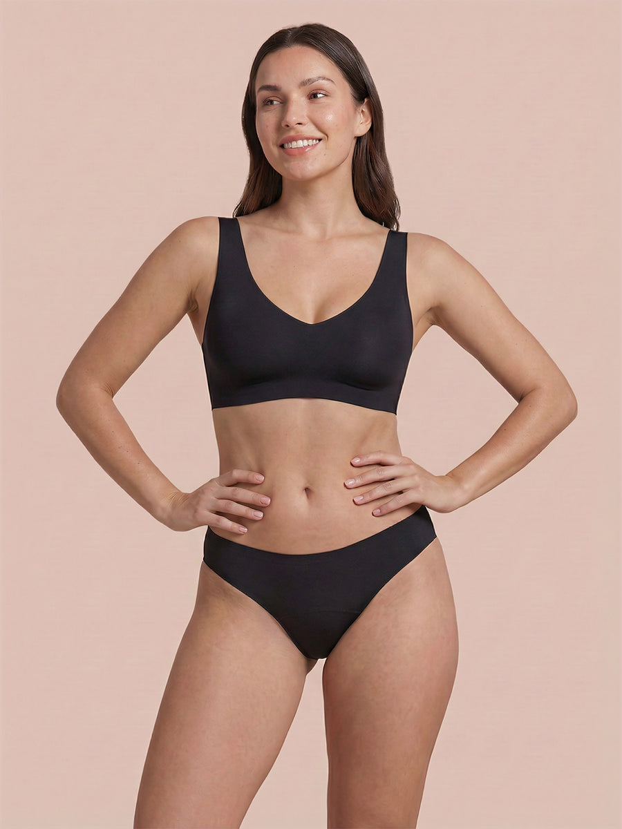 Classic 2.0 Brief | 100% anti-fuite, jour & nuit | Noir | culotte menstruelle