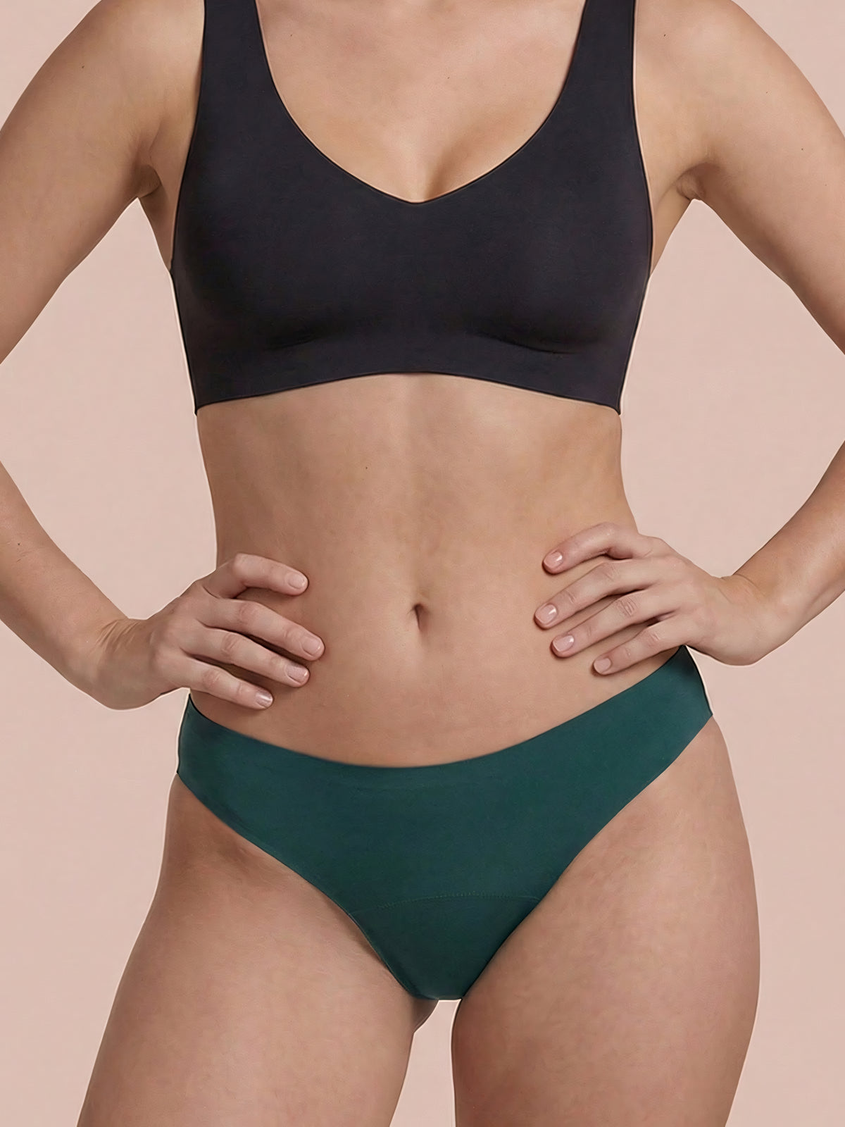 Classic 2.0 Brief | 100% anti-fuite, jour & nuit | Vert | culotte menstruelle