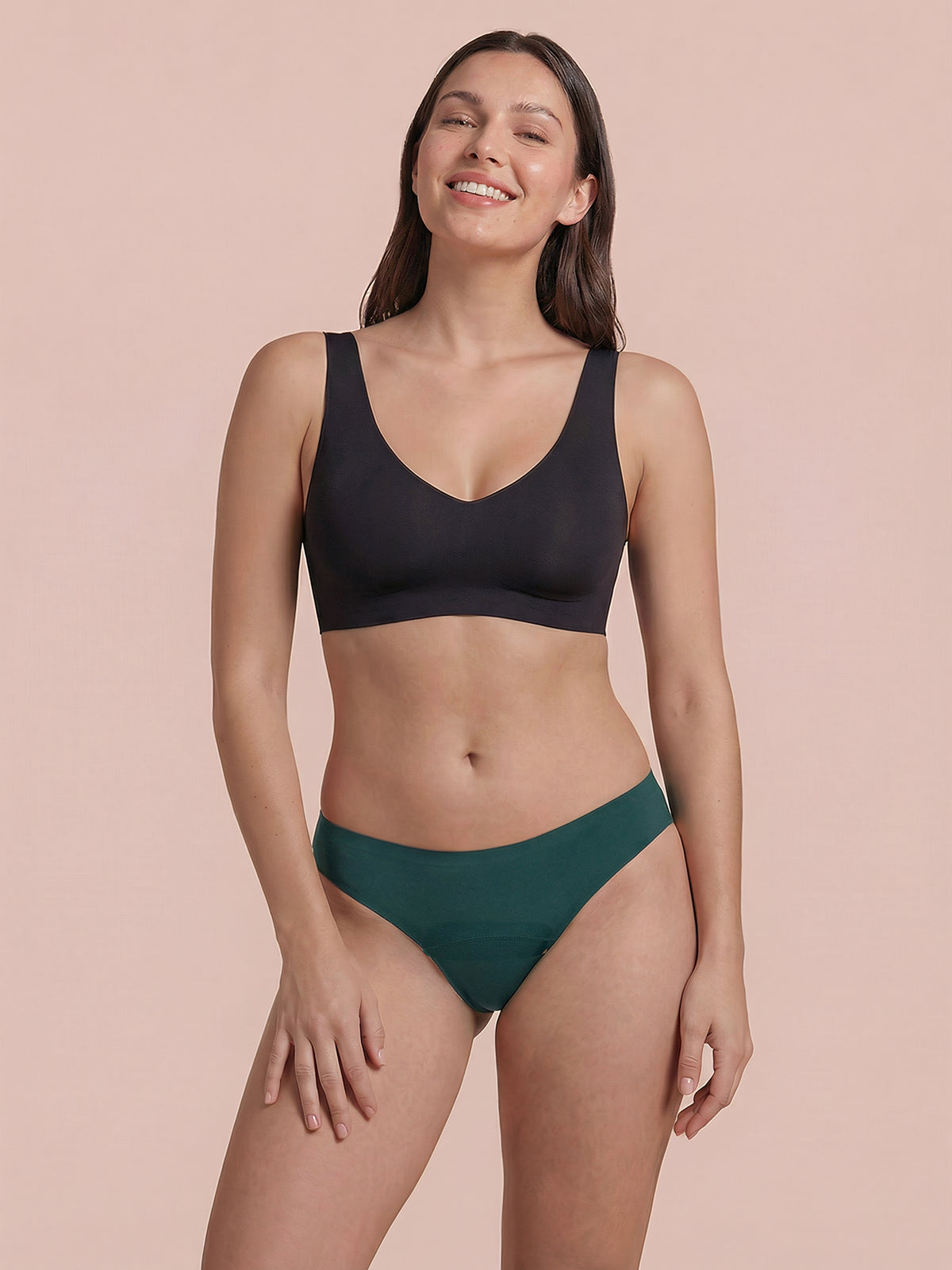 Classic 2.0 Brief | 100% anti-fuite, jour & nuit | Vert | culotte menstruelle