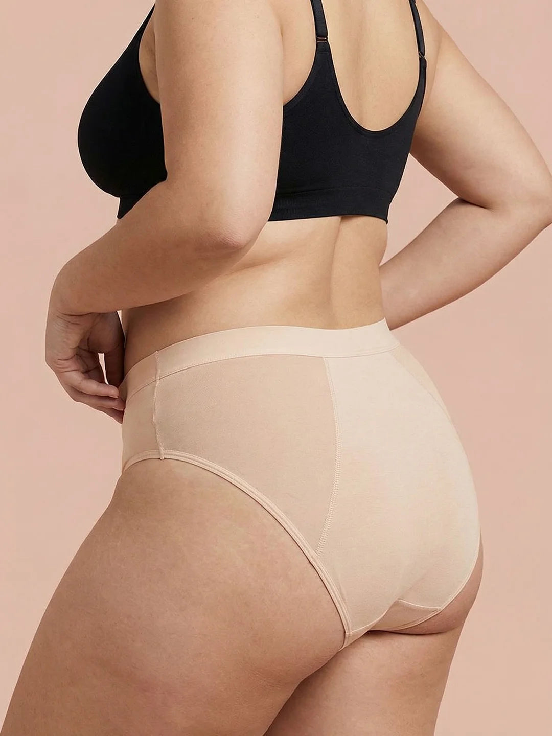 Invisible Hugger | 100% anti-fuite, jour & nuit | Apricot | culotte menstruelle