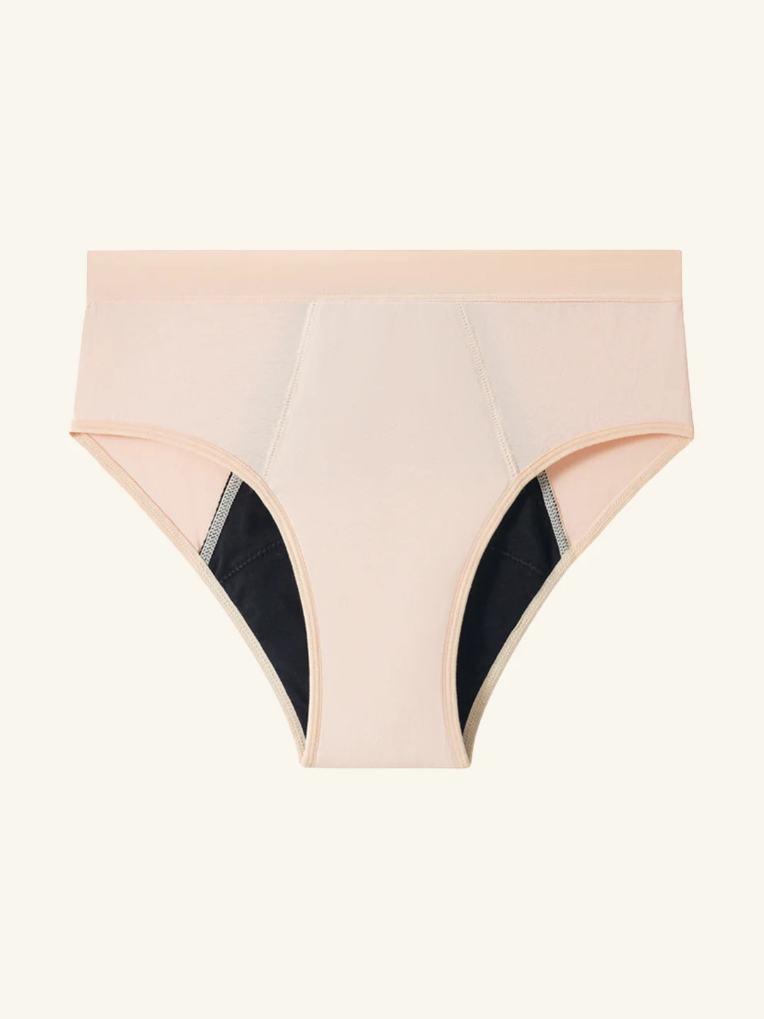 Invisible Hugger | 100% anti-fuite, jour & nuit | Apricot | culotte menstruelle