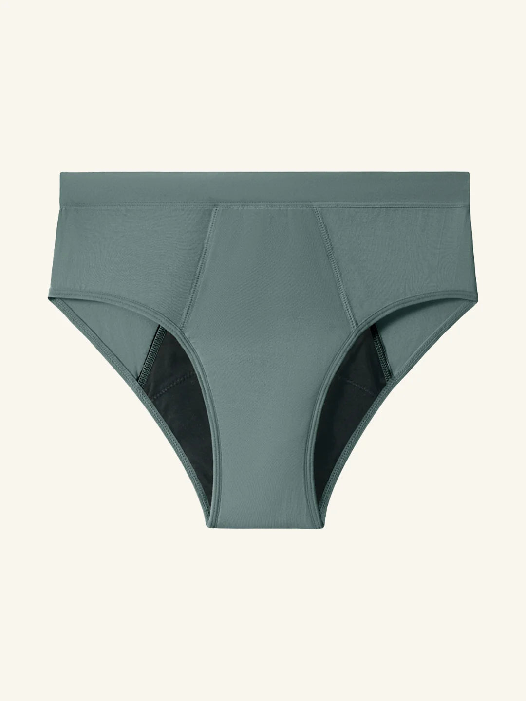 Invisible Hugger | 100% anti-fuite, jour & nuit | Vert | culotte menstruelle