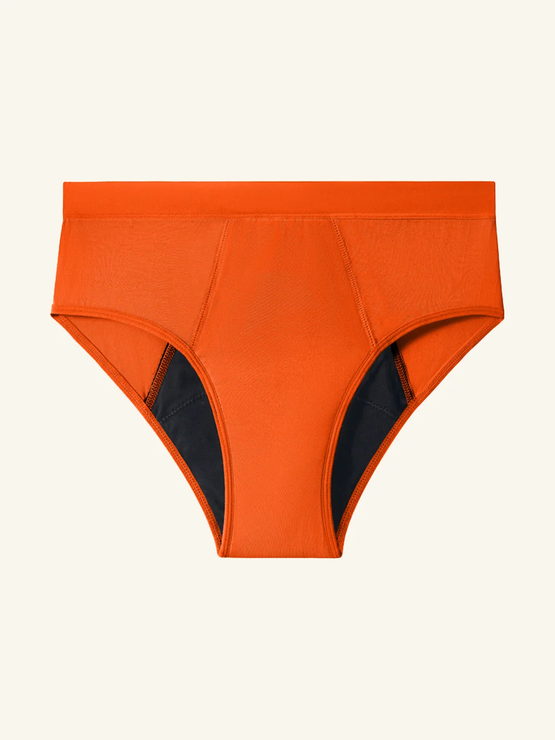 Invisible Hugger | 100% anti-fuite, jour & nuit | Orange | culotte menstruelle